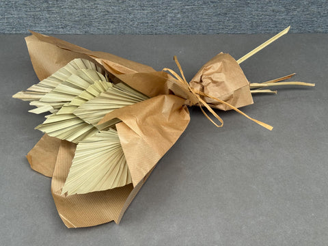 Natural Dried Fan Palm Leaves – Boho Home Decor, Wedding Arrangement, Pampas Grass Bouquet Accent