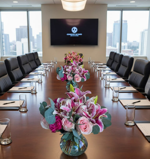 #202 Blush of Beauty Vase Arrangement