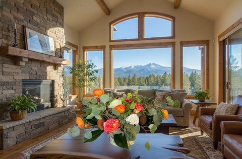 Magnolia & Birch Centerpiece